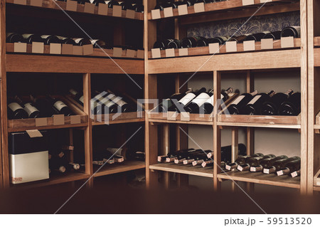 Sommelier Concept. Wine storage isolated no people 59513520