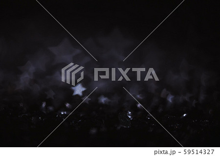 Monochrome abstract background with bokeh defocused lights 59514327