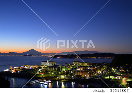神奈川 逗子大崎公園からの富士山2 59515307