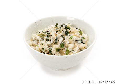 野沢菜ごはん 59515465