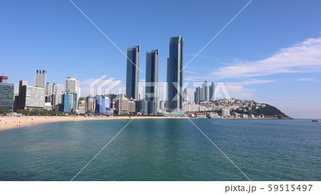 釜山 砂浜 海 59515497