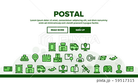 Post Company Landing Header Vector 59517315