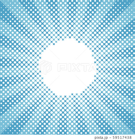 Winter snow round sunburst halftone blue pattern 59517438