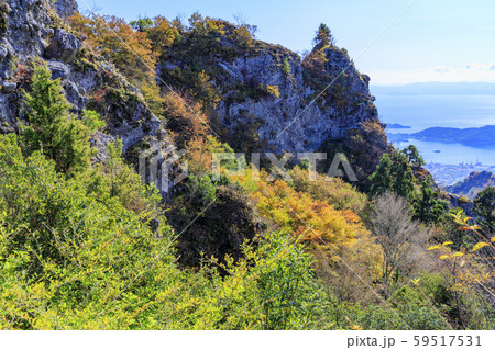 小豆島 寒霞渓 紅葉 小豆島 寒霞渓 紅葉 59517531