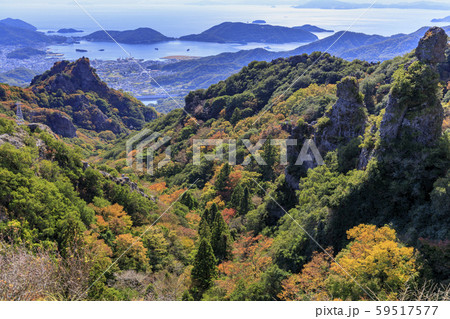小豆島 寒霞渓 紅葉 小豆島 寒霞渓 紅葉 59517577