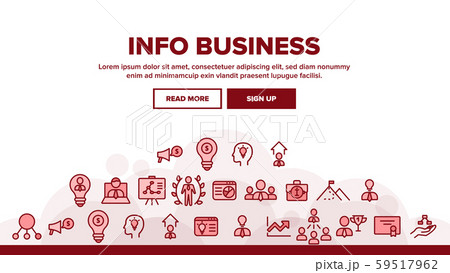 Info Business Landing Header Vector 59517962