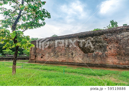レンガの城壁 グエン朝王宮 レンガの城壁 グエン朝王宮 59519886