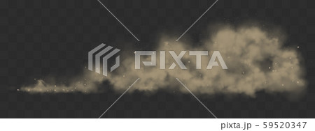 Road dust cloud from under the wheels Road dust cloud from under the wheels 59520347