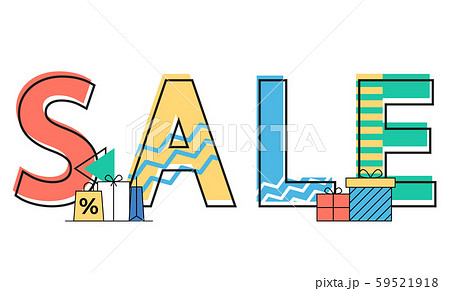 Sale Banner for Discounts and Holidays Promotions Sale Banner for Discounts and Holidays Promotions 59521918