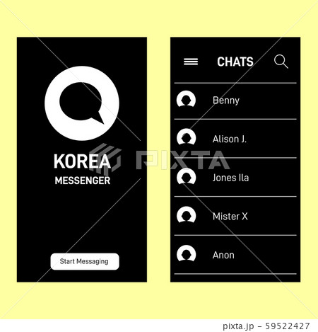 Kakao talk messenger Korean  59522427