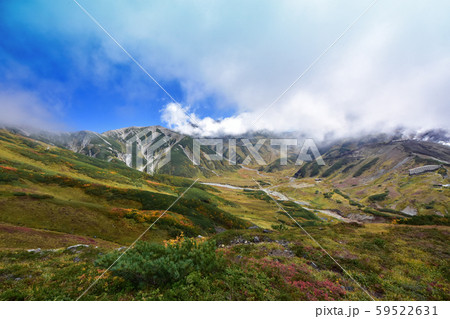 立山 雷鳥沢 立山連峰 中部山岳国立公園 立山 雷鳥沢 立山連峰 中部山岳国立公園 59522631