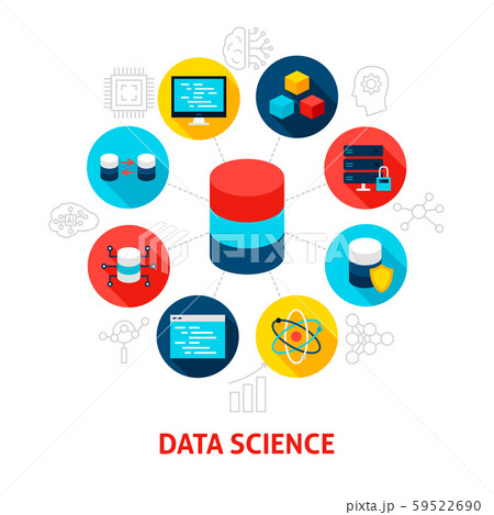 Data Science Concept Icons 59522690