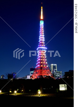 東京タワー特別ライトアップ夜景・インフィニティ・ダイヤモンドヴェール 東京タワー特別ライトアップ夜景・インフィニティ・ダイヤモンドヴェール 59523463