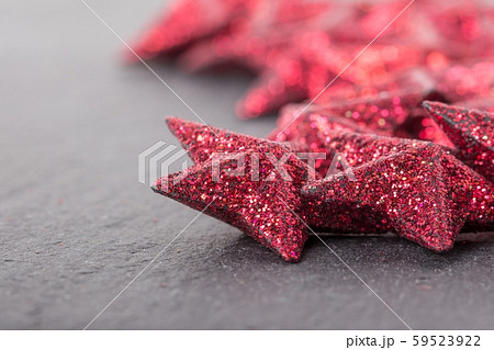 Group of red luxury beautiful christmas stars Group of red luxury beautiful christmas stars 59523922