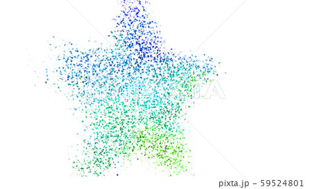 CGパーティクル　トライアングルの紙吹雪 59524801