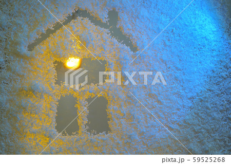 Winter home from coconut flakes 59525268