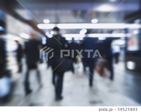 Blur People walking in Train station Hurry Rush hour Blur People walking in Train station Hurry Rush hour 59525893