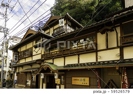 湯原温泉郷　温泉街　油屋　岡山県真庭市 59526579