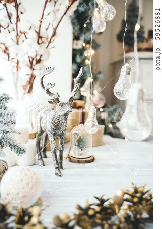 New year decor composition. New year decor composition. 59526881