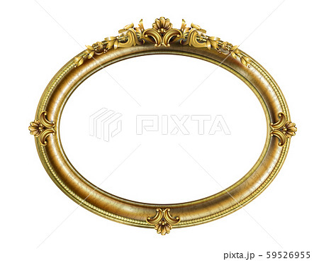 Oval classic golden picture baroque frame Oval classic golden picture baroque frame 59526955