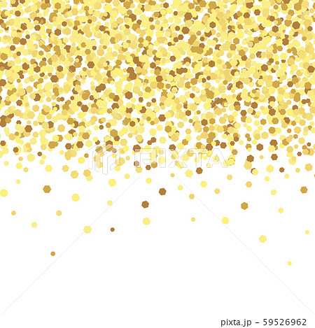 Gold glitter background white - Stock Illustration [59526962] - PIXTA