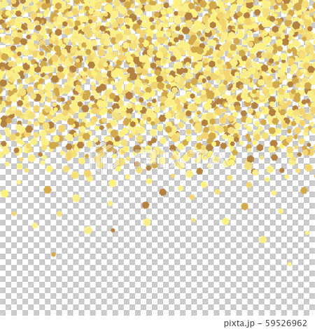 Gold Glitter Background White Stock Illustration