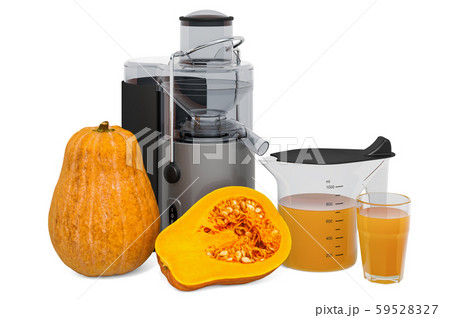 Pumpkin juice with electric juicer Pumpkin juice with electric juicer 59528327