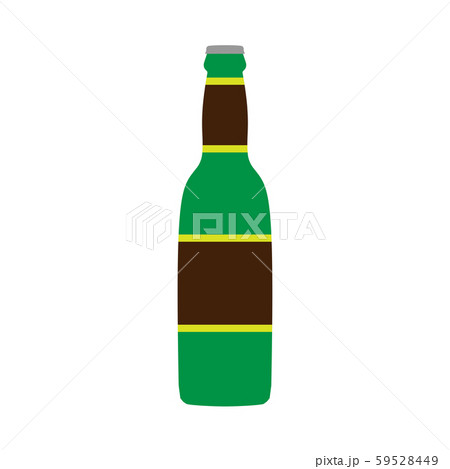 Beer bottle green vector symbol glass. Food Beer bottle green vector symbol glass. Food 59528449