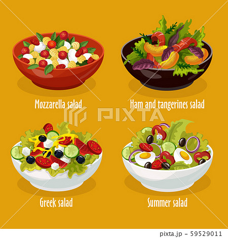 Greek salad, mozzarella lettuce, summer dish Greek salad, mozzarella lettuce, summer dish 59529011