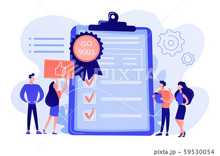 Standard for quality control concept vector illustration. 59530054