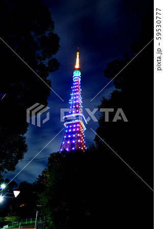 東京タワー特別ライトアップ・インフィニティ・ダイヤモンドヴェール 東京タワー特別ライトアップ・インフィニティ・ダイヤモンドヴェール 59530777