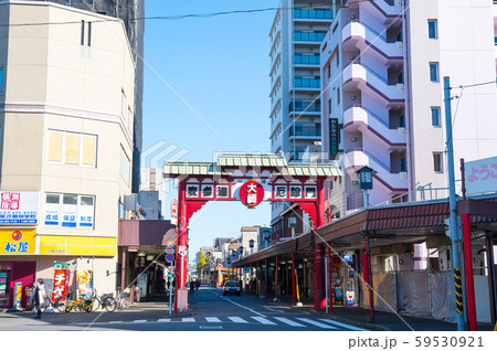 川崎大師表参道 厄除門 （神奈川県川崎市川崎区） 2019年11月現在 59530921