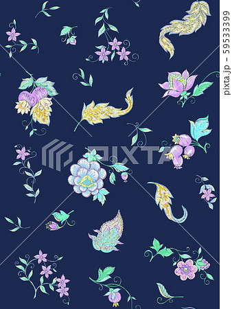 Fantasy floral seamless pattern Fantasy floral seamless pattern 59533399