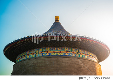 Temple of Heaven Park scenery. The Chinese texts Temple of Heaven Park scenery. The Chinese texts 59534988