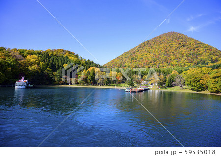 洞爺湖 中島の桟橋 59535018