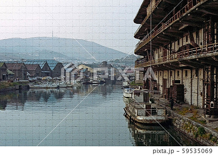 古い写真／昭和50年代の小樽運河 59535069