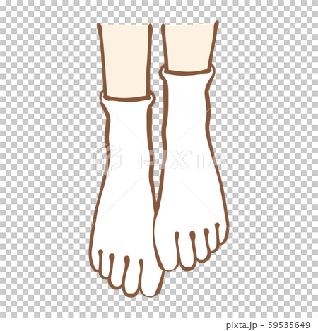 5本指靴下 白色 5本指靴下 白色 59535649