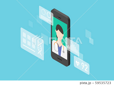医療アプリと健康診断　オンライン診療 59535723