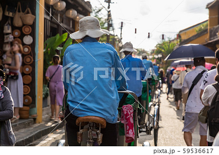 シクロ ベトナム ホイアンの街並み 59536617