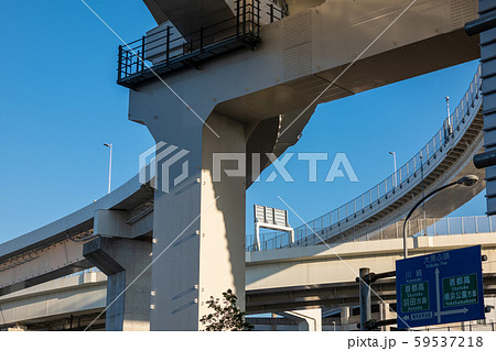 高速道路 首都高速生麦ジャンクション 2019.10 o 高速道路 首都高速生麦ジャンクション 2019.10 o 59537218