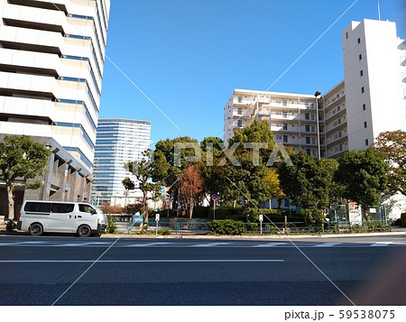 秋晴れの都市風景 品川 秋晴れの都市風景 品川 59538075