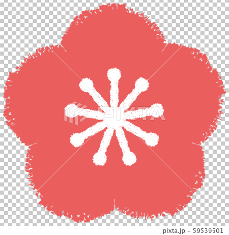 梅花(紅色)的插圖 梅花(紅色)的插圖 59539501
