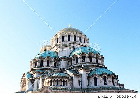 ブルガリア アレクサンドル ネフスキー大聖堂の写真素材