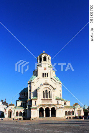ブルガリア アレクサンドル ネフスキー大聖堂の写真素材
