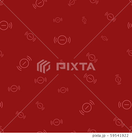 Seamless pattern, abstract circle signal on red 59541922