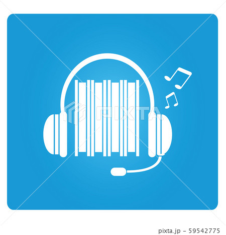 audio book, headphone and books audio book, headphone and books 59542775