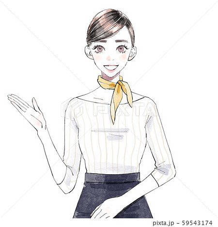 受付の女性 59543174