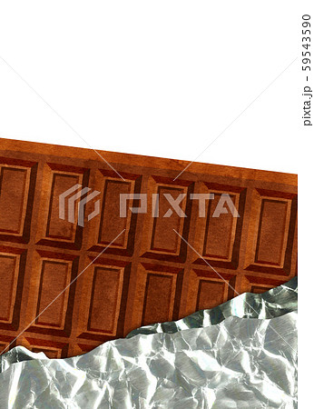 チョコレート 背景素材のイラスト素材