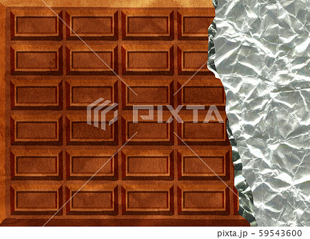 チョコレート 背景素材のイラスト素材