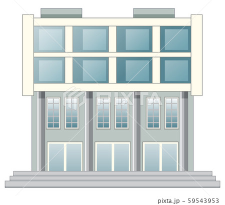 Science building on white backgroundのイラスト素材 [59543953] - PIXTA